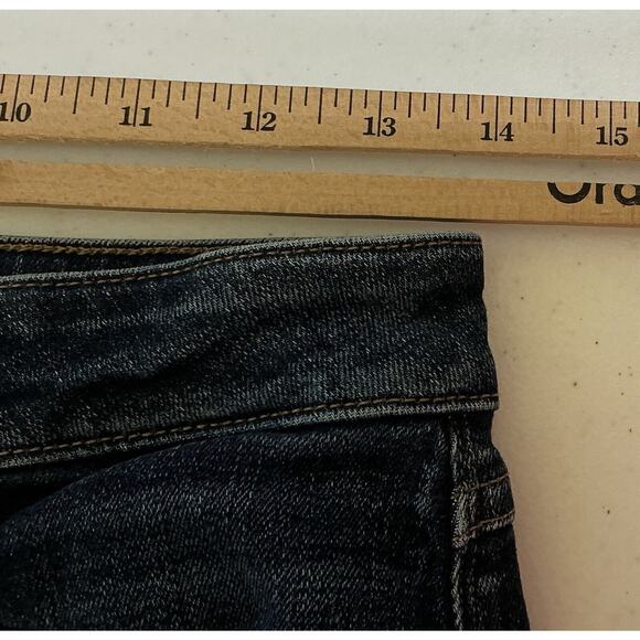 Paradise Mine Woman's High Rise Denim Skinny Blue Jeans Size 29 Made In USA - Picture 6 of 11